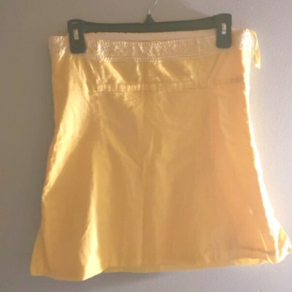J.Crew Yellow Skirt - Picture 2 of 4